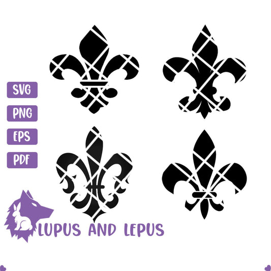 Digital File - fleur de lis, fleur de lis svg, saint svg, saints svg, royal arms, ClipArt, Digital Download (eps, svg, pdf, png, jpeg)