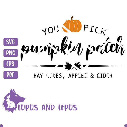 Digital File - hayrides svg, fall sign svg, vintage fall, pumpkin patch svg, fall text svg, fall svg, halloween svg, autumn svg, pumpkin svg