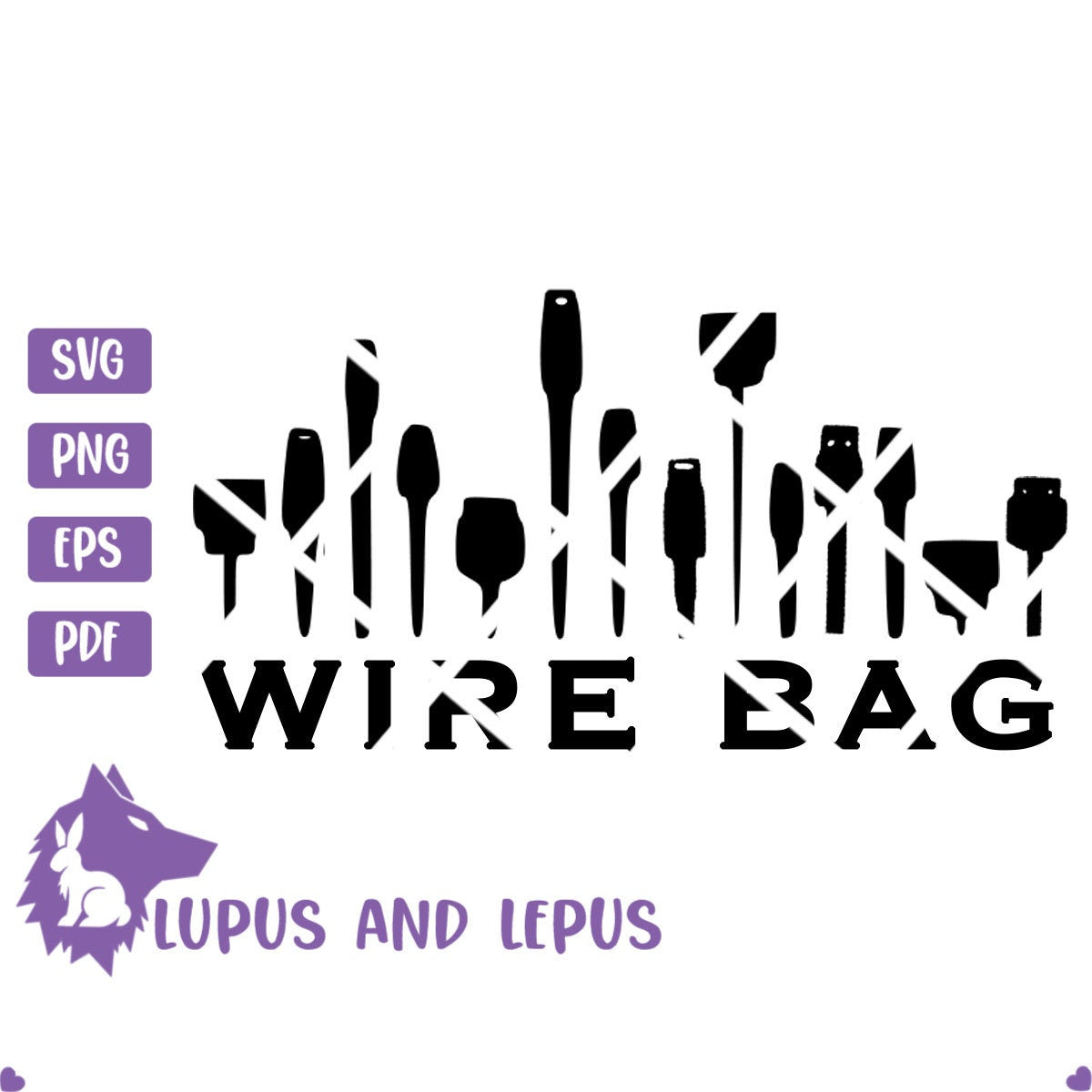 DIGITAL FILE - wire bag svg, electronics bag svg, phone cord svg, wire svg, cord bags svg, cords bag svg, computer bag svg, laptop bag svg