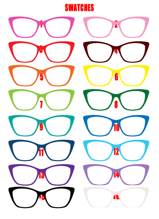 magnetic glasses topper - GLITTER color, rainbow, all colors, topper, magnetic topper, magical topper, magnet glasses, magnetic glasses, finished